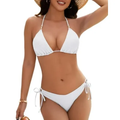 String Halter Swimsuit