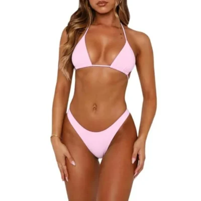 High Cut Cheeky Thong Swimsuit